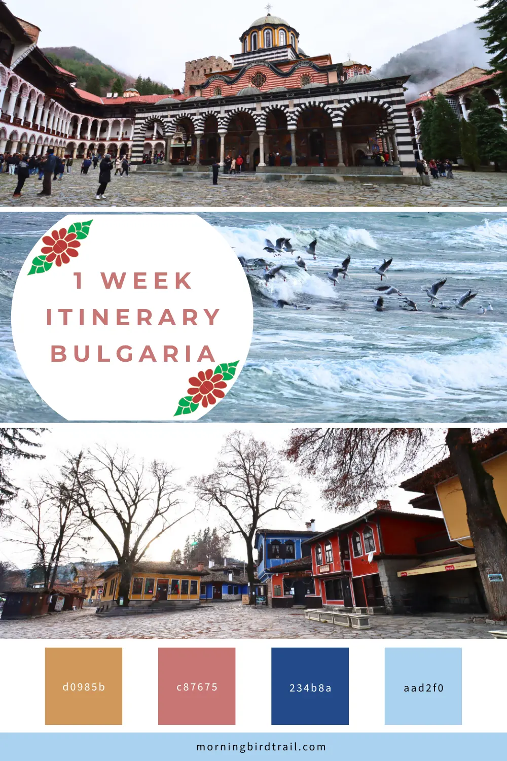 Pinterest pin — One week in Bulgaria itinerary: the best route from Sofia to the Black Sea